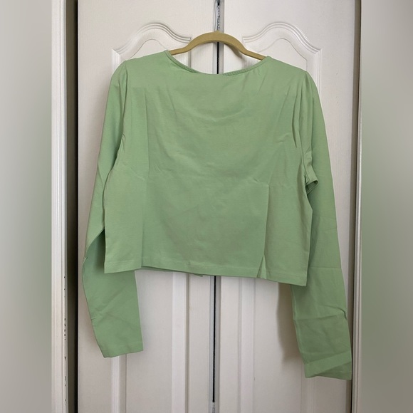 Noisy May Crop Cardigan XXL Mint Green *nwt - Picture 2 of 4